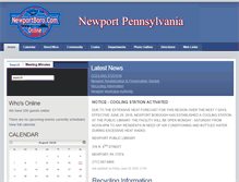 Tablet Screenshot of newportboro.com